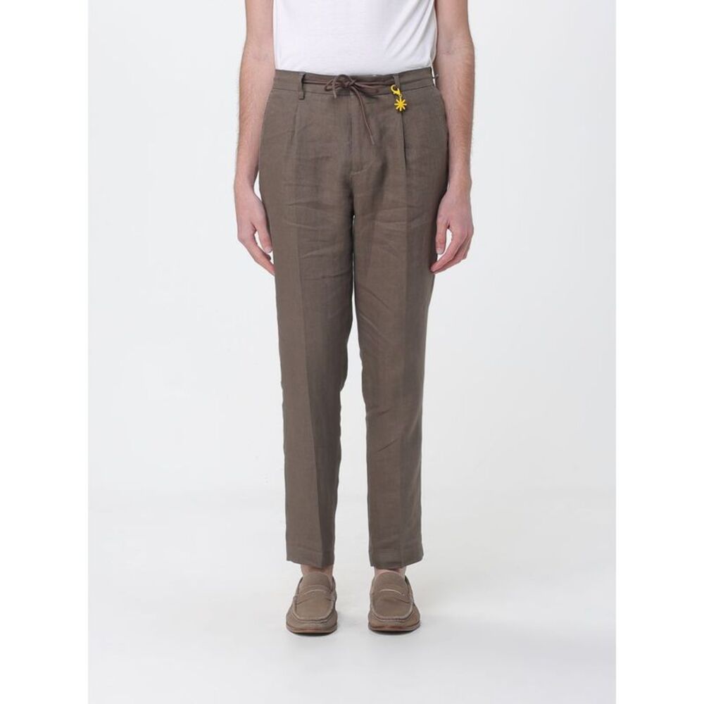 Manuel Ritz Pants Men Dove Grey